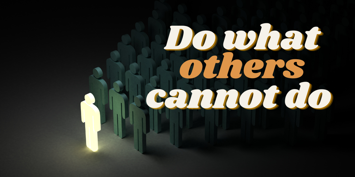 Do What Others Cannon Do: Unleashing Your Unique Leadership