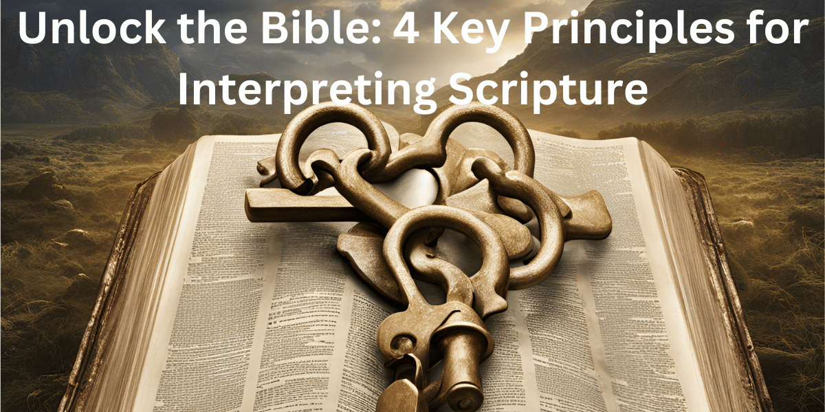 Unlock the Bible: 4 Key Principles for Interpreting Scripture