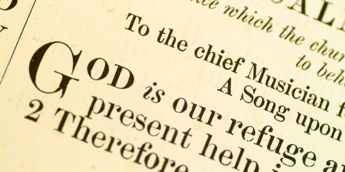 God is our refuge and strength